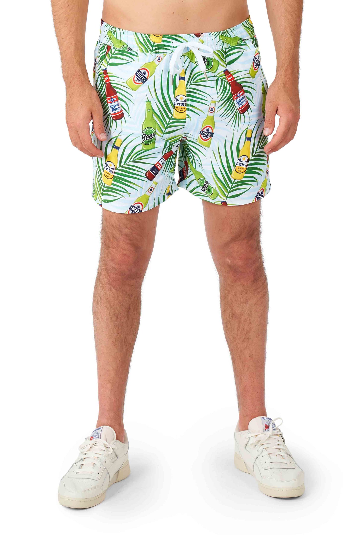 Suitmeister | Tropical Beers Blau | Herrenhemd + Hose