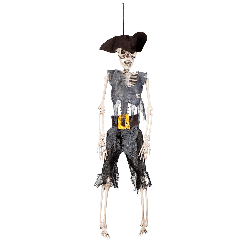 Halloween skelet piraat decoratie 40 cm