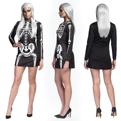 Skeleton Babe kostuum dames