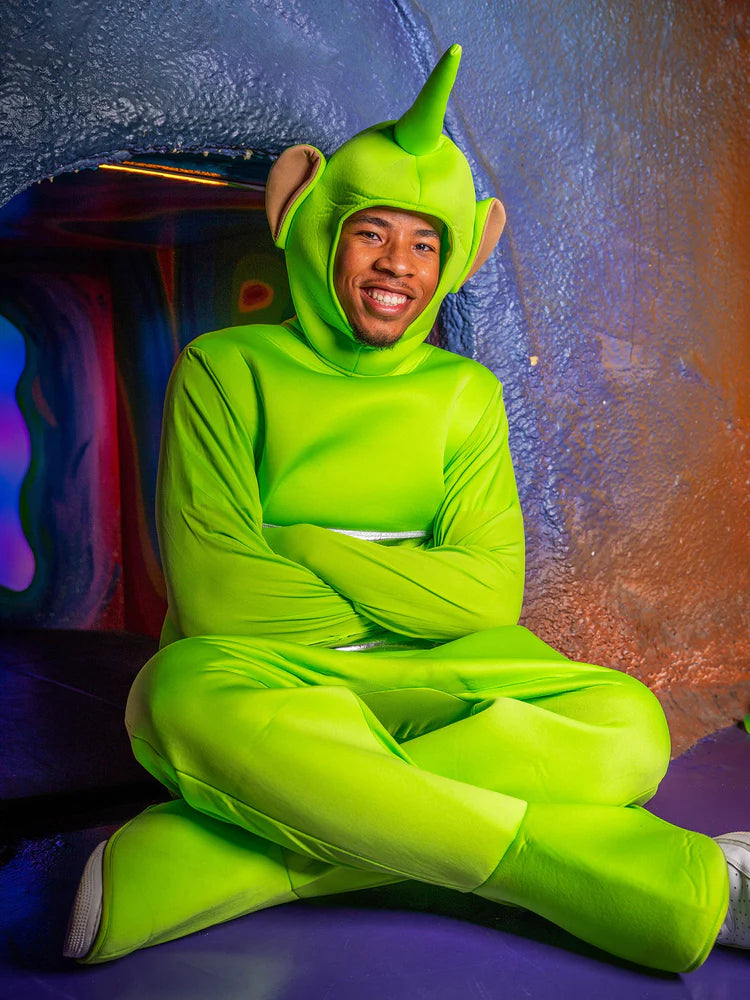 Teletubbies Dipsy Kostuum Volwassenen – Groen – Officieel Gelicenseerd – One Size