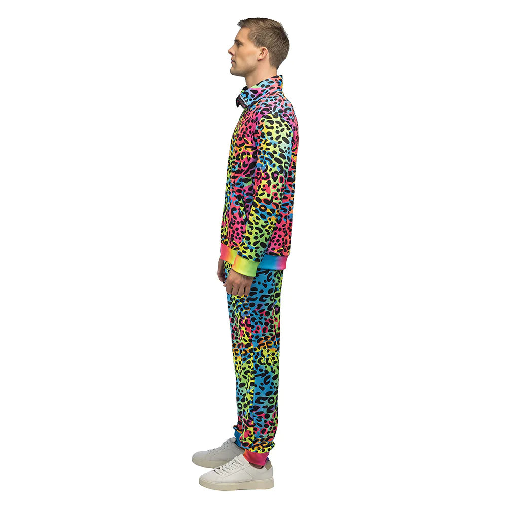 80er Trainingsanzug | Leopard Art Dude UV