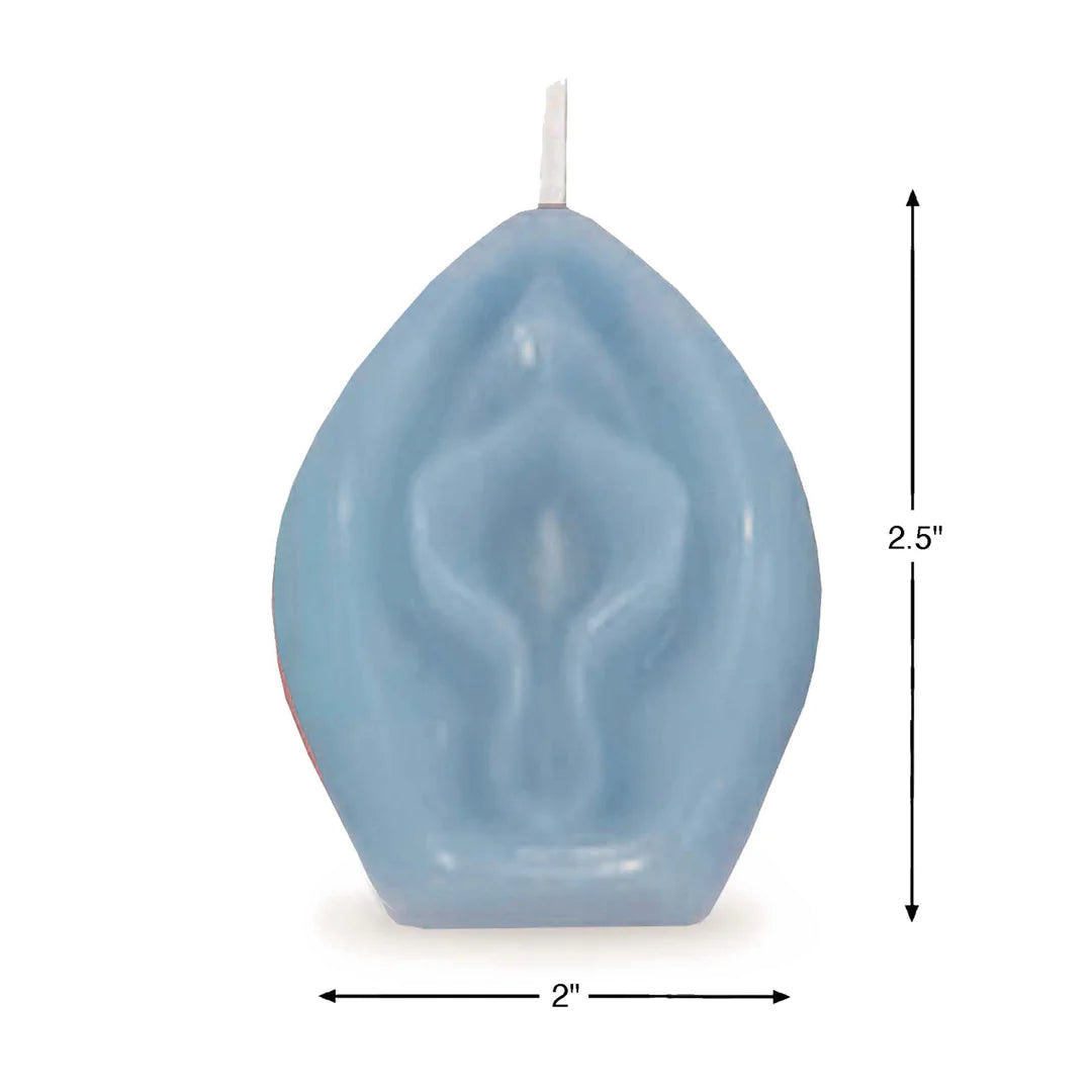 Vagina Geurkaars | Vanille | Blauw