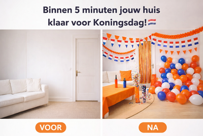 Complete Koningsdag Party Kit | Alles-in-1 Feestpakket voor EK, WK & Holland Feestjes