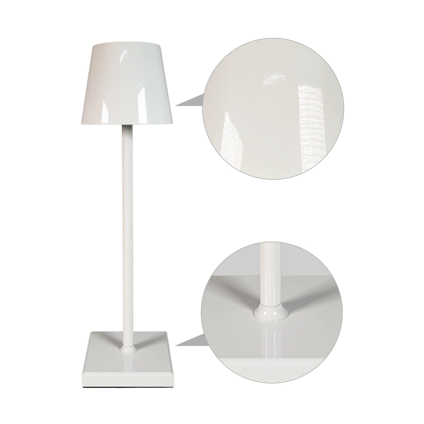 Draadloze LED tafellamp| USB oplaadbaar + 3 niveaus dimbaar