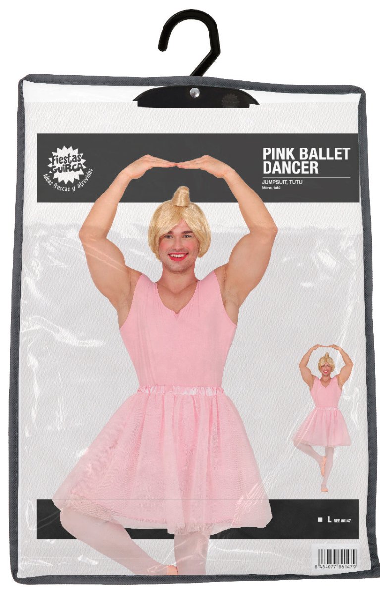 Roze Ballerina Pak Heren – Grappig Tutu Kostuum
