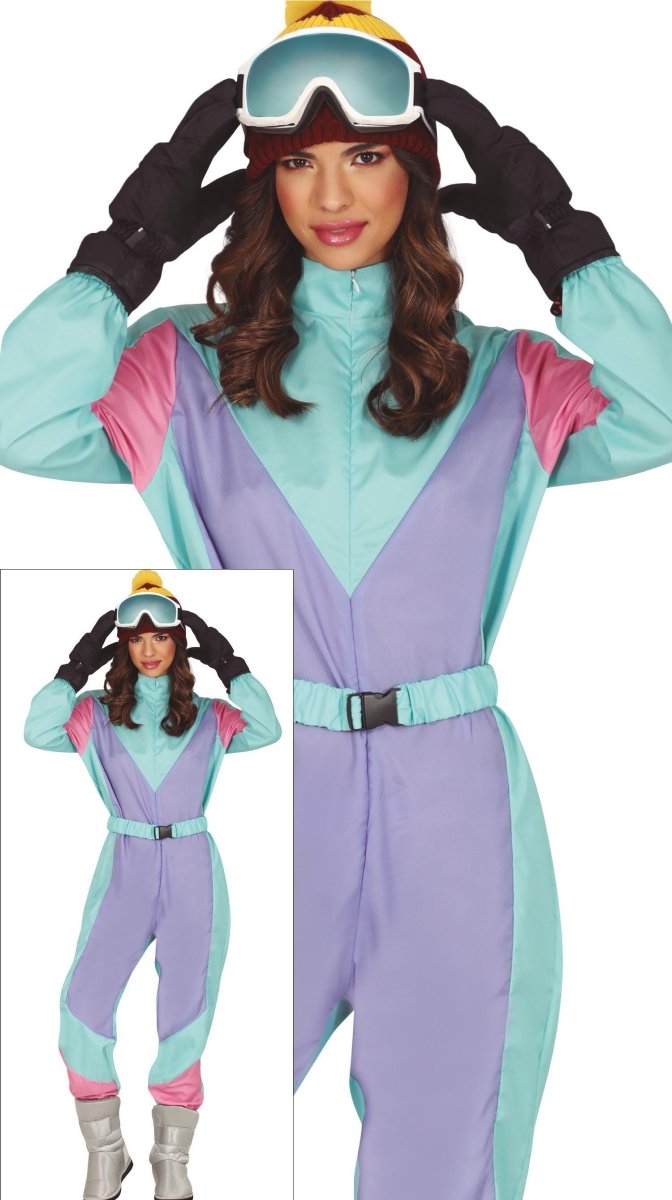 Blauw Paarse Skipak Dames
