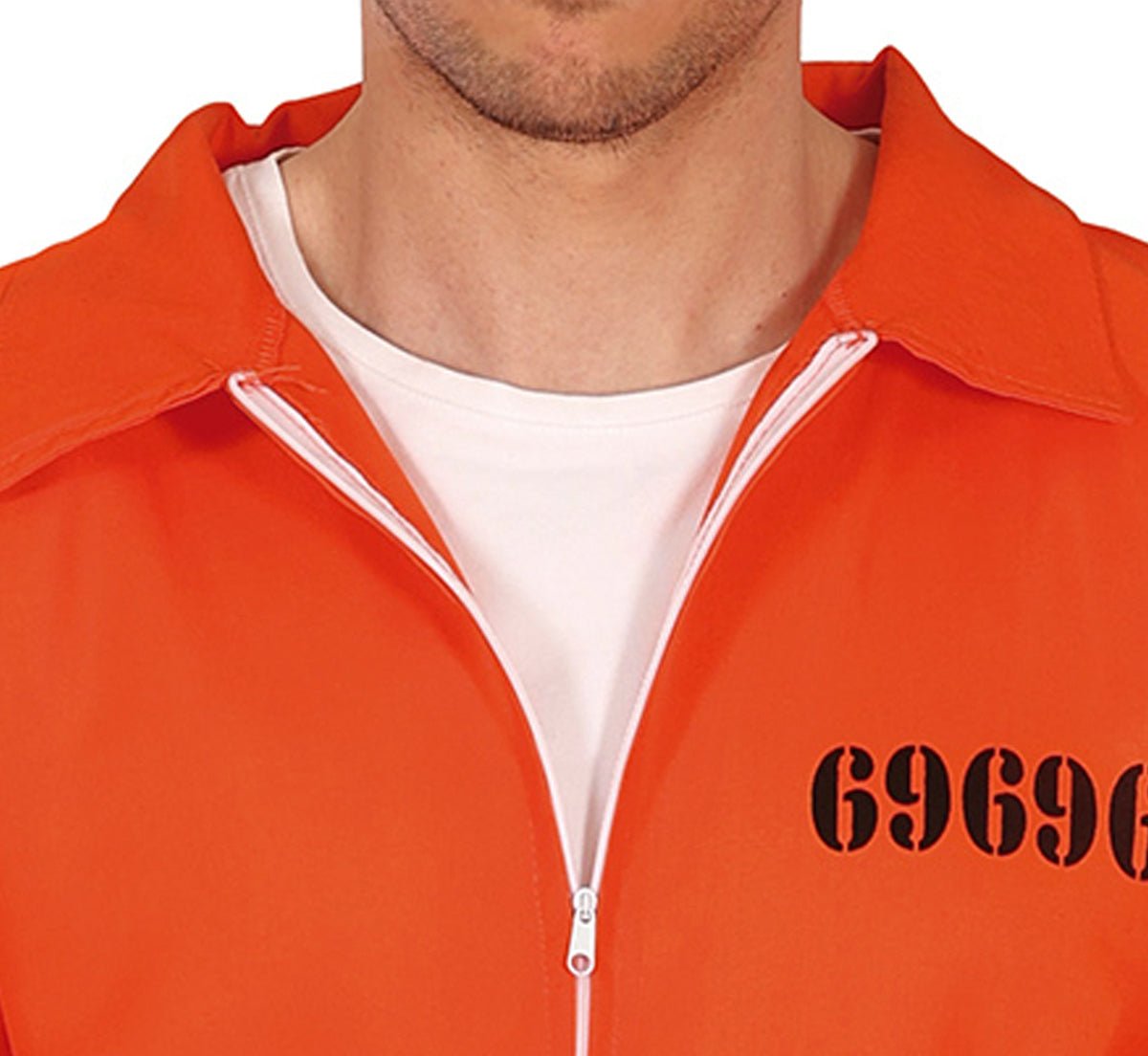 Boevenpak Heren Groepskostuum 5 Personen – 5x Oranje Gevangenis Jumpsuit