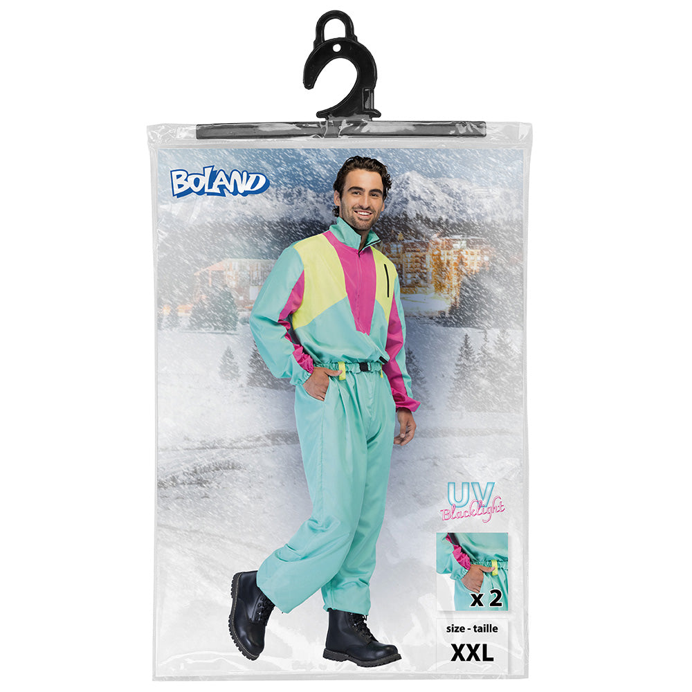 Skipak Snow Blizzard Dude – Neon Jumpsuit met Zakken & Riem