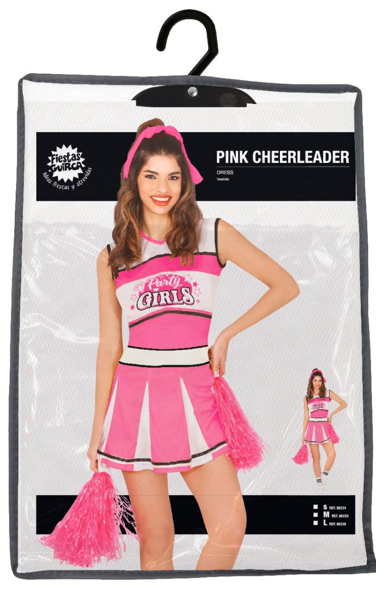 Cheerleader Jurk Roze Dames