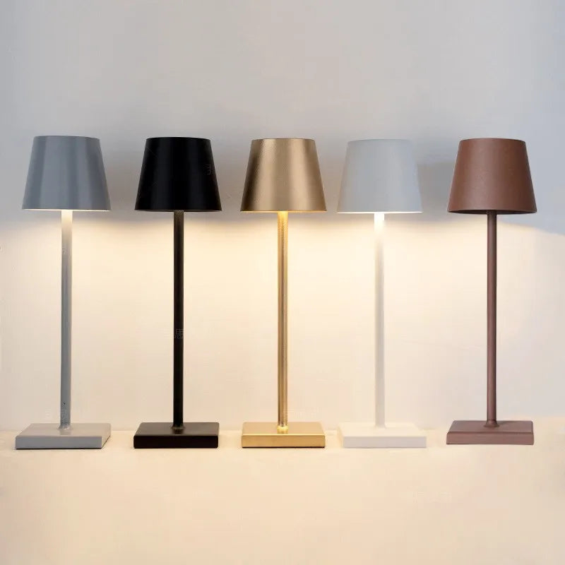 Draadloze LED tafellamp| USB oplaadbaar + 3 niveaus dimbaar