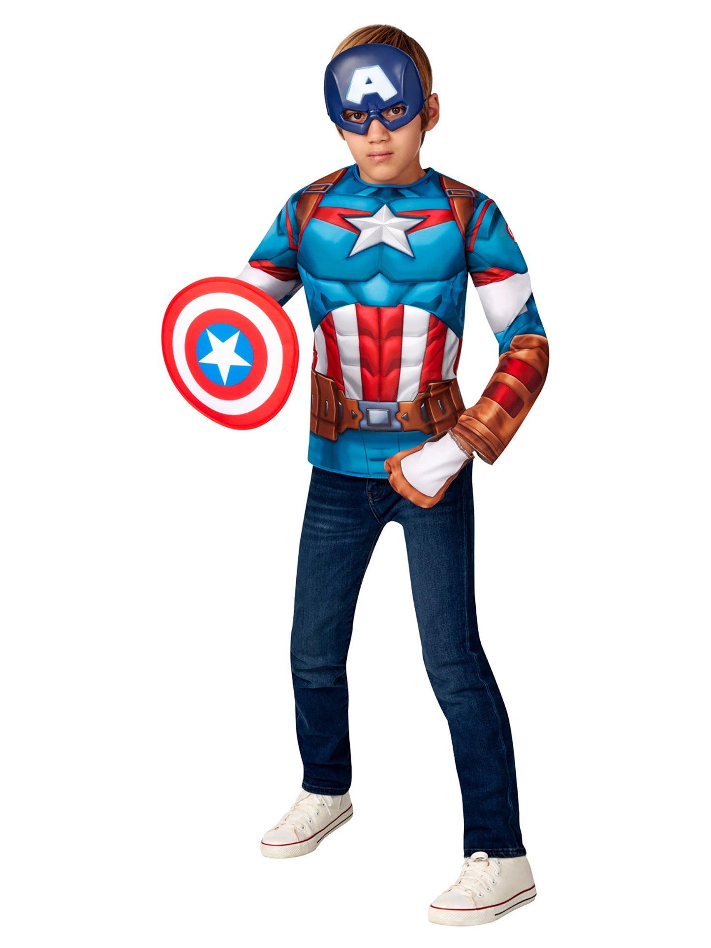 Captain America Anzug Kinderset (5-10 Jahre)