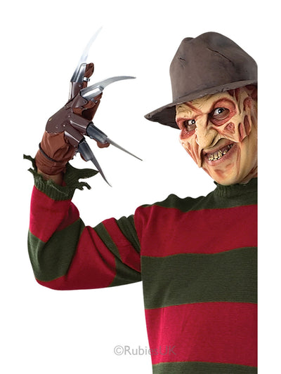 Brauner Halloweenhandschuh Freddy Krueger