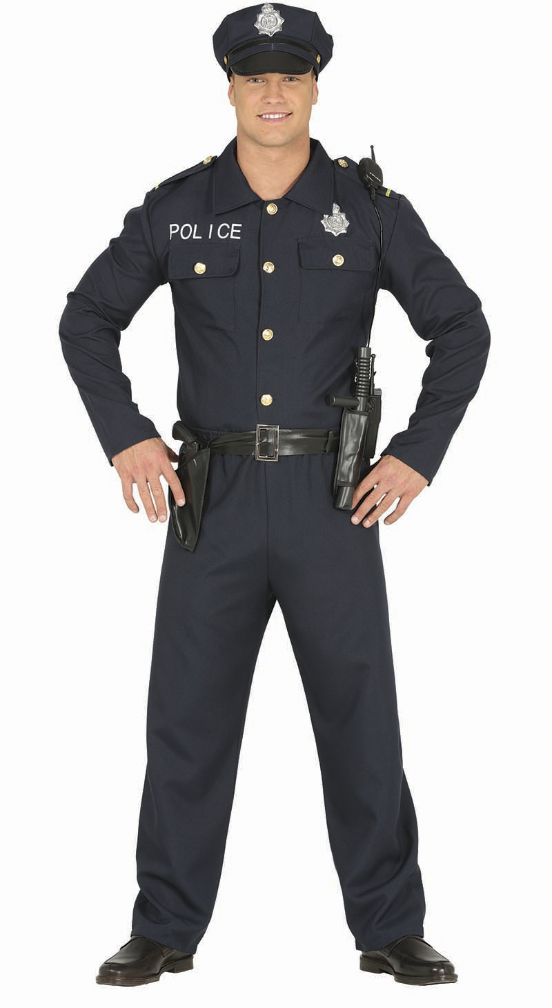 Politie Kostuum Heren Blauw