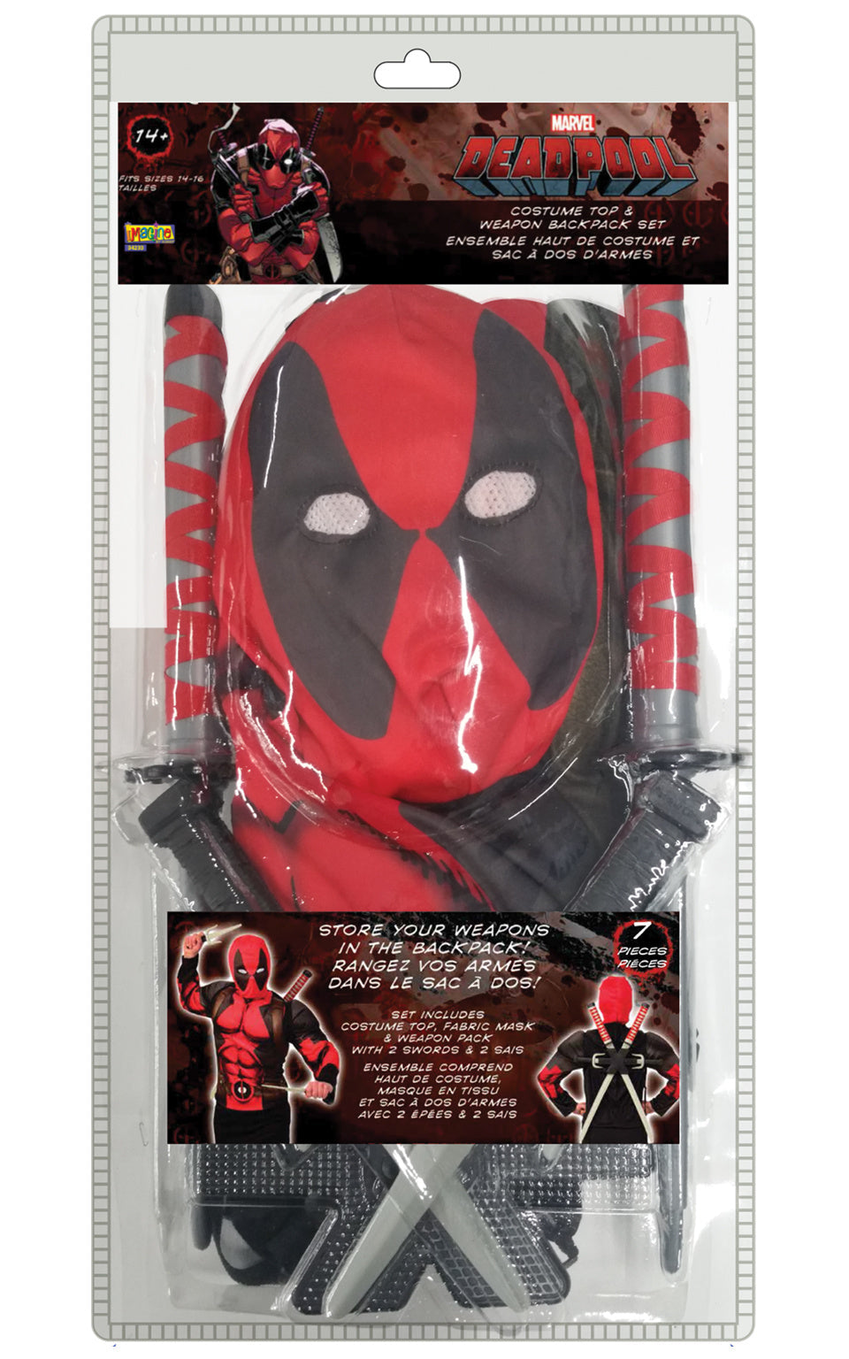Deadpool-Anzugset Deluxe