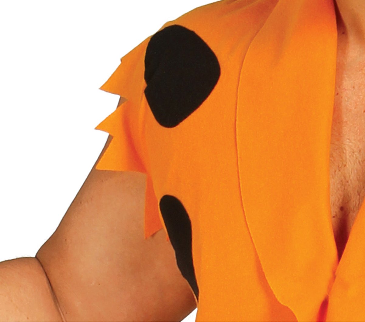 Fred Flintstone Kostuum Zwart Oranje Heren