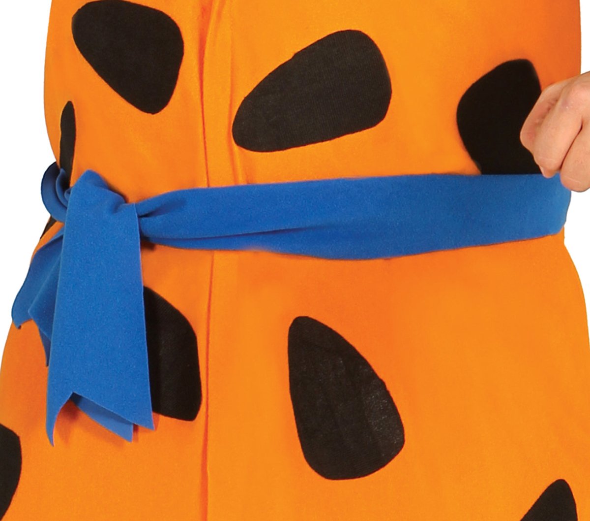 Fred Flintstone Kostuum Zwart Oranje Heren