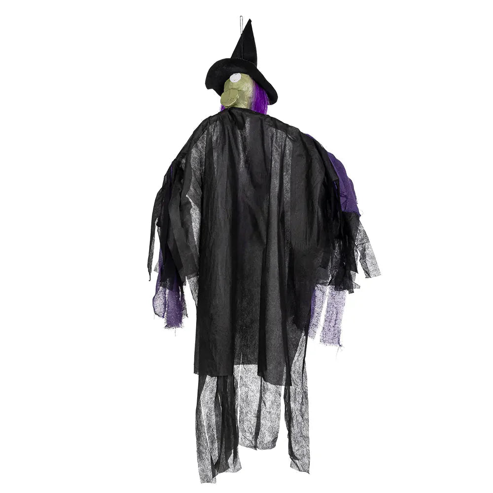 Halloween-Hängedekoration Lila Hexe