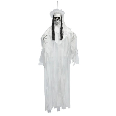Halloween Bruid Decoratie 160 cm – Vengeful Bride met LED-ogen