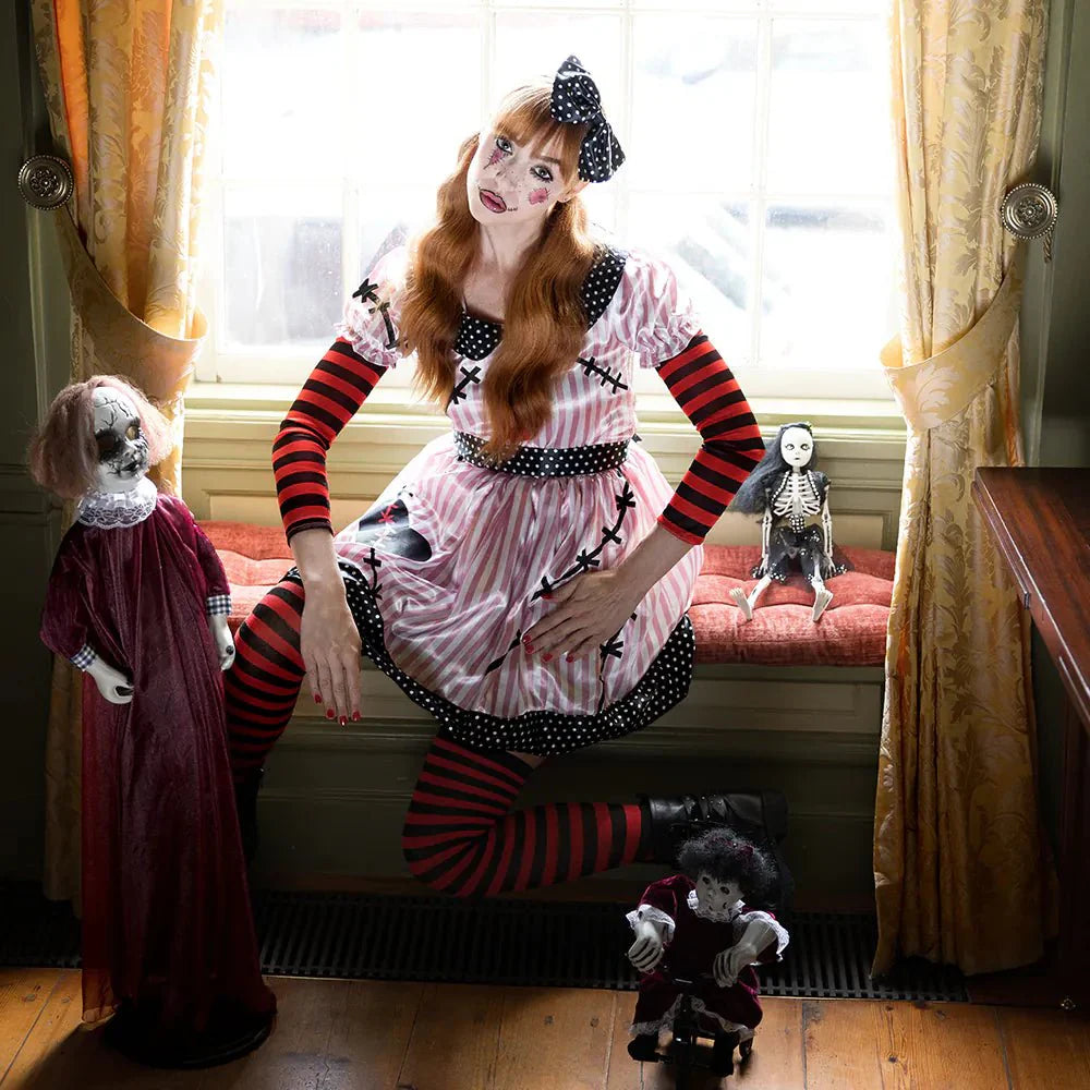 Halloween-Puppe Lachende Puppe 90cm