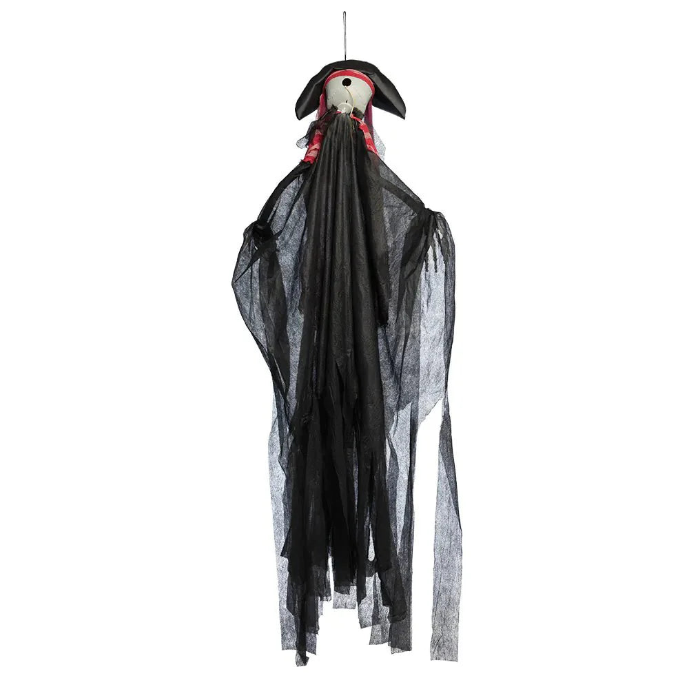 Halloween-Puppe Lachender Pirat 1,6 m
