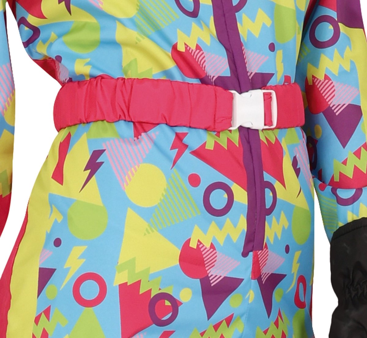 Neon 80S Skipak Blauw Geel Dames