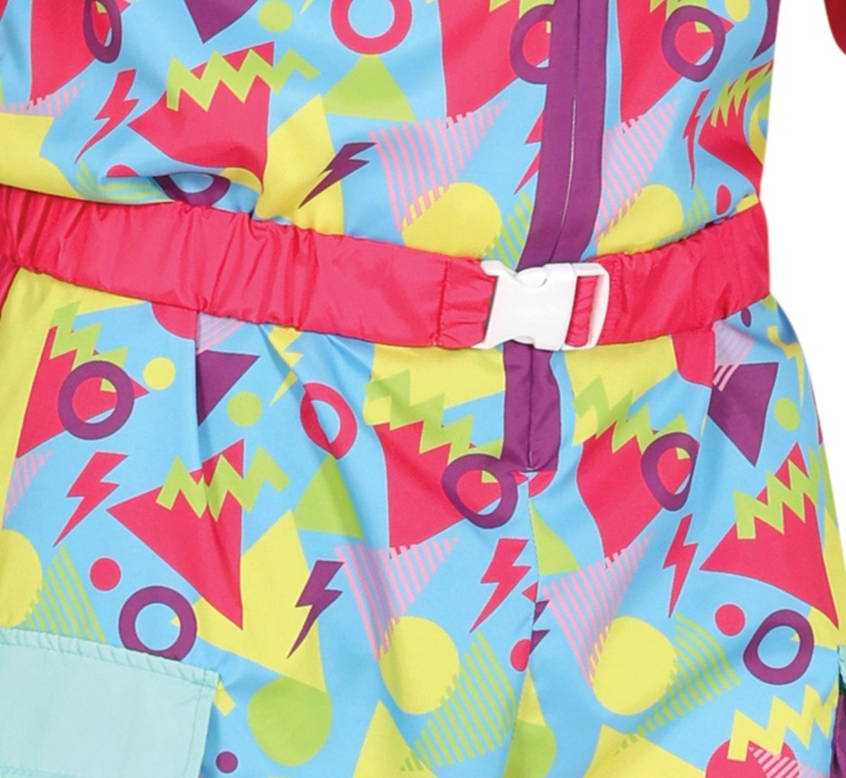 Neon 80S Skipak Blauw Geel Heren