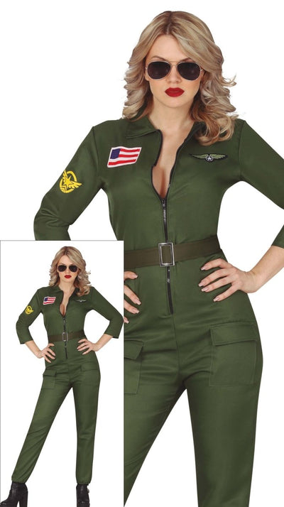 Duo Deal – Top Gun Piloot Heren + Dames | Fighter Pilot Kostuums