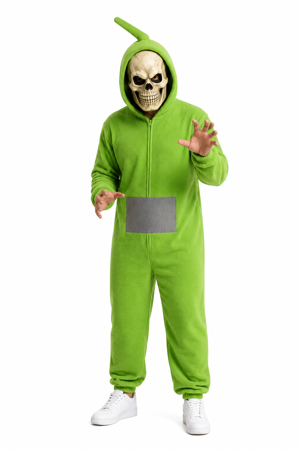 Teletubbie Onesie met Masker – Horror Editie - Enge Halloween Onesie