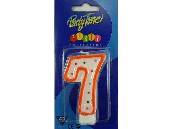 Taartkaars - Cijfer 7