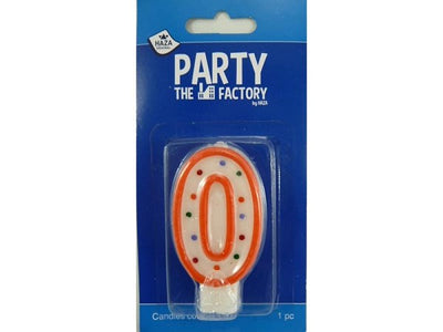 Taartkaars - Cijfer 0