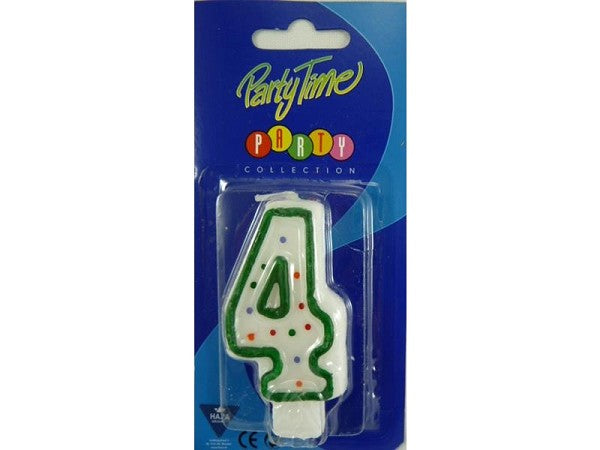 Taartkaars - Cijfer 4