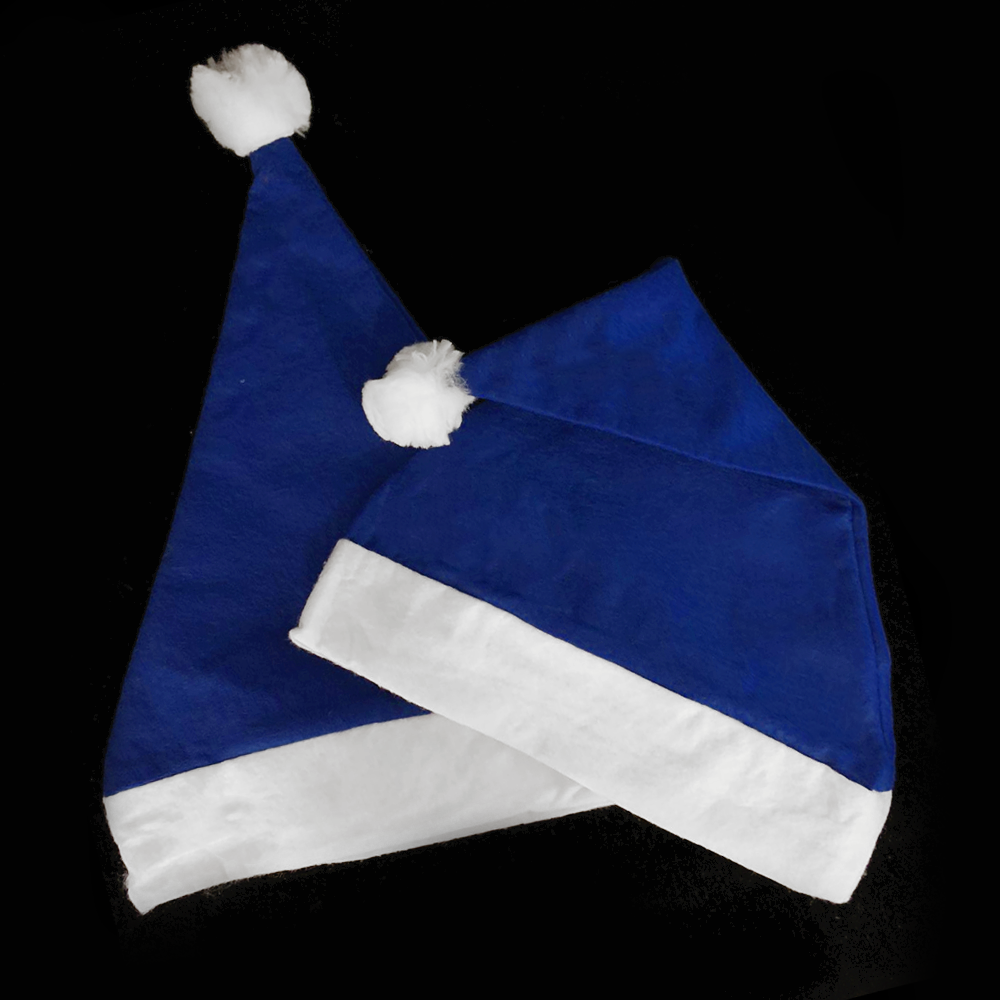 Weihnachtsmannmützen - Blau