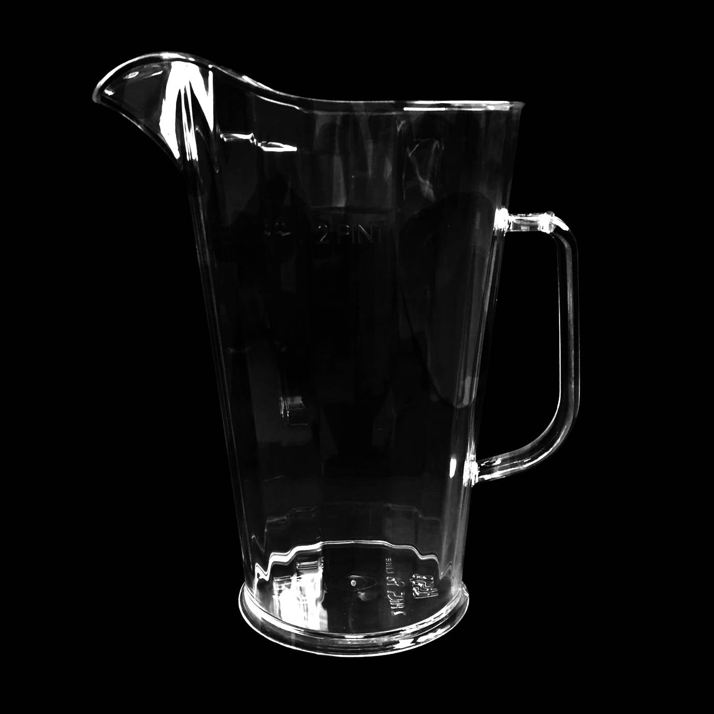 Kunststof pitcher - 1,1 liter - Transparant