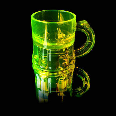 Shotglaasjes fluoriserend geel - 2cl