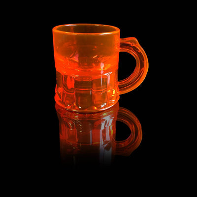 Shotglaasjes fluoriserend oranje - 2cl (10 Stuks)