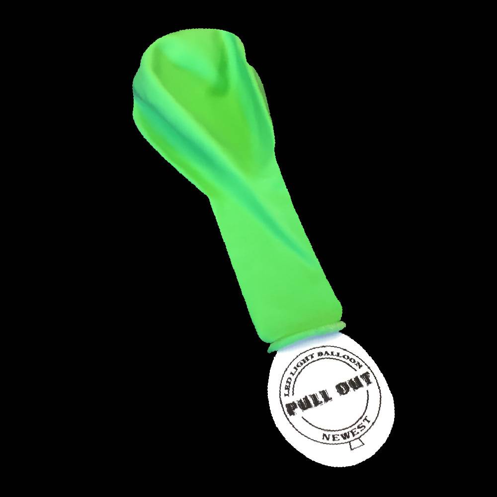 LED Ballon Groen (5 stuks)