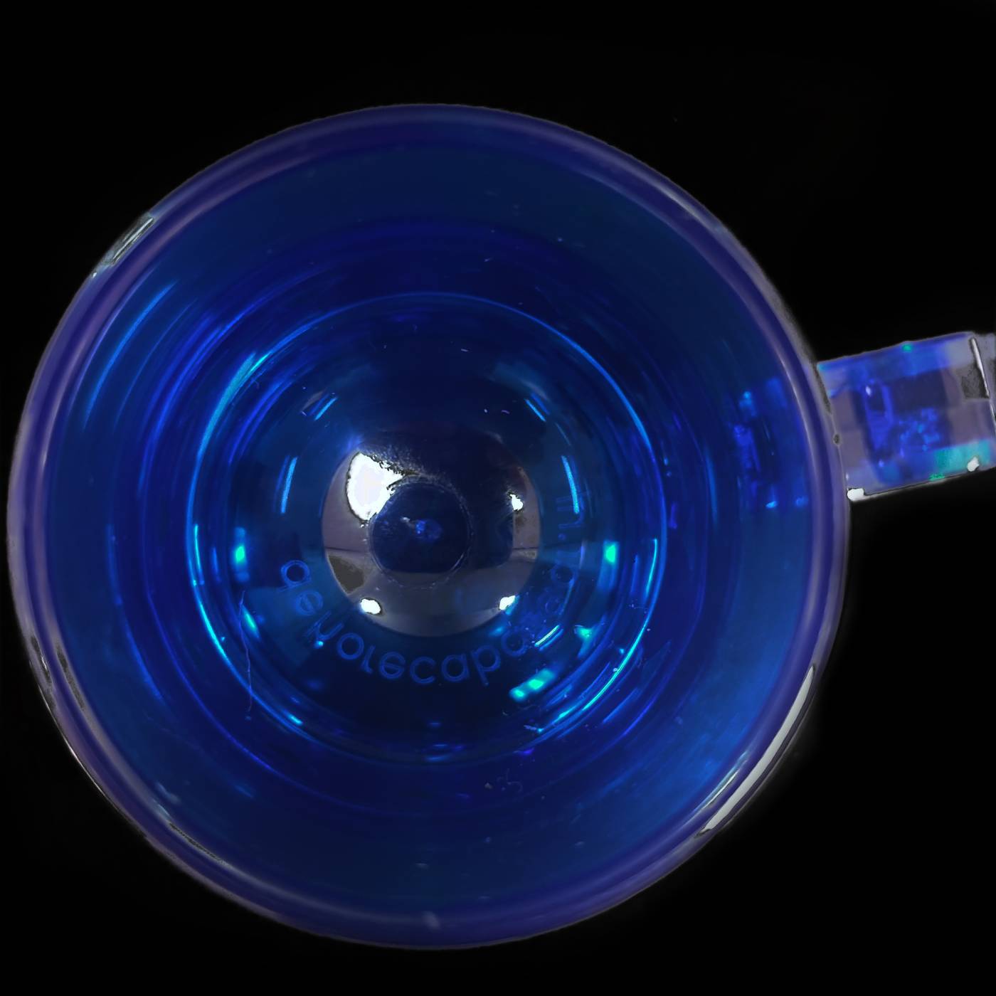 Shotglaasjes fluoriserend blauw - 2cl (10 Stuks)