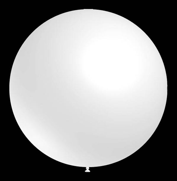 Weiße Ballons - 60cm