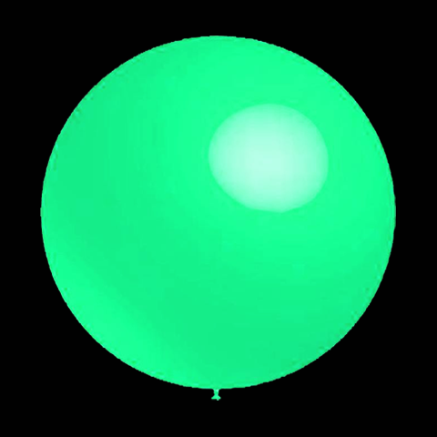 Grüne Luftballons - Pastell rund - 30cm (100 Stück)