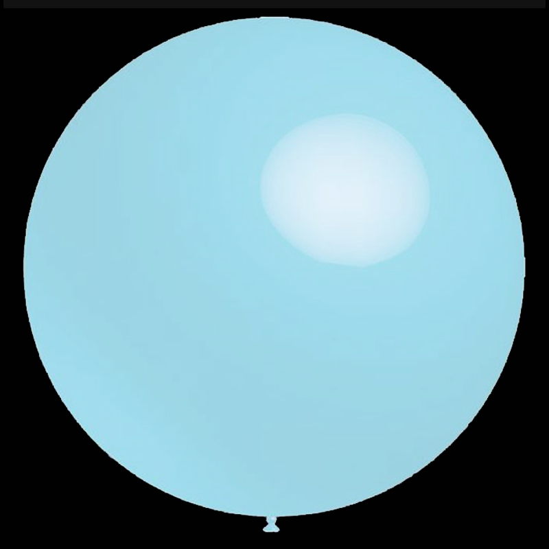 Blaue Luftballons - Pastell - 91cm