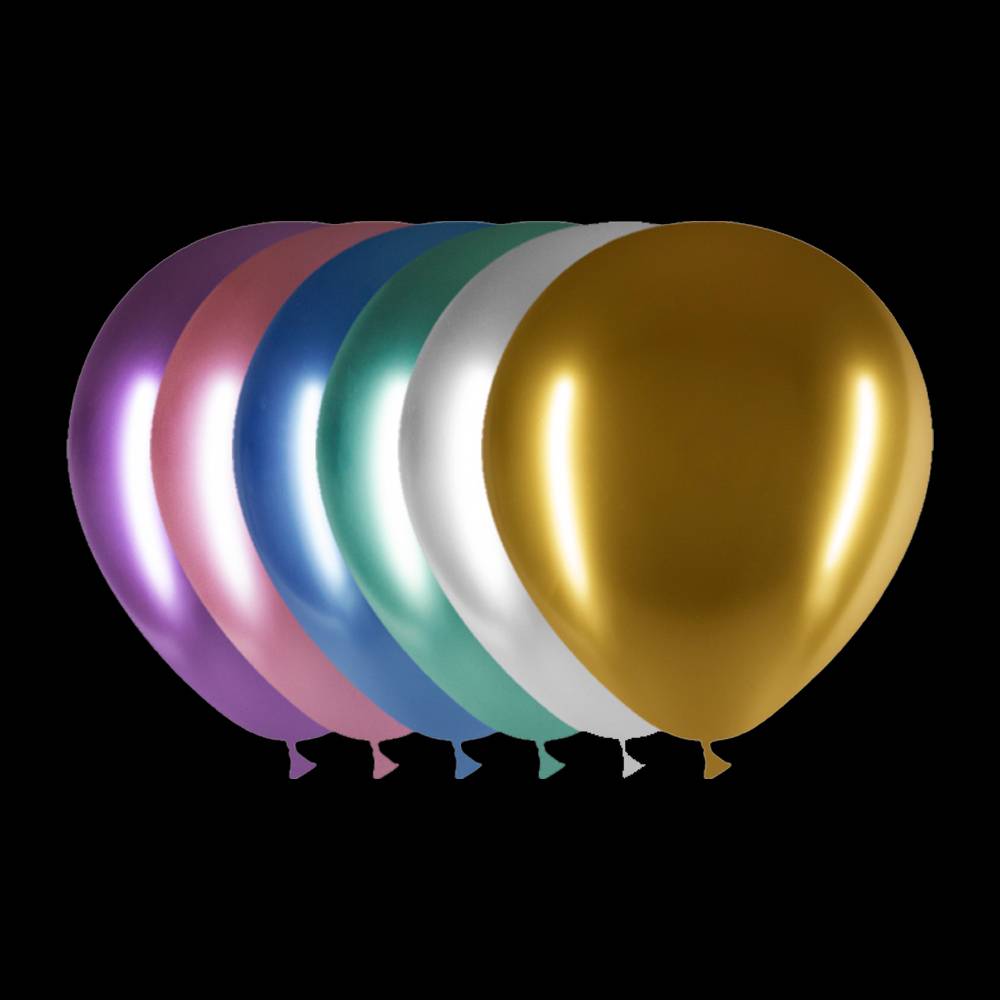 Gouden ballonnen - Chrome - 30cm (50 Stuks)