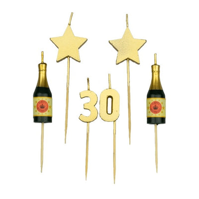 Party Cake Candles - 30 Jaar