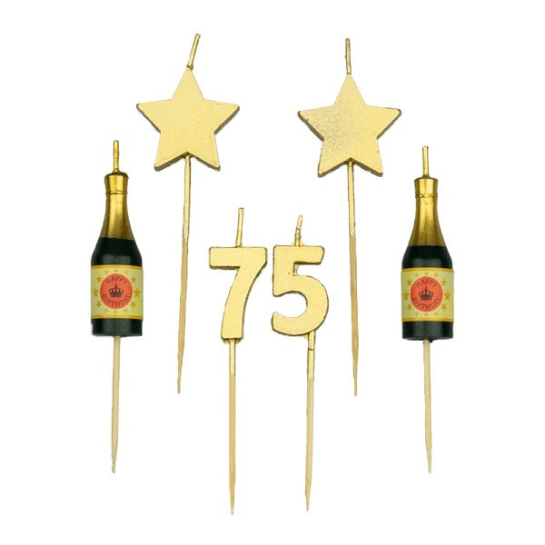 Party Cake Candles - 75 Jaar
