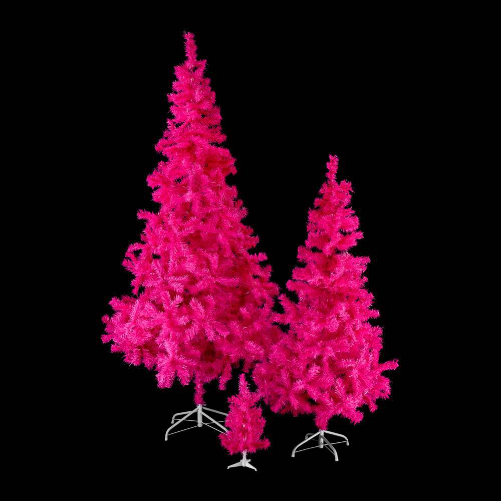Fuchsienfarbener Weihnachtsbaum - 180cm
