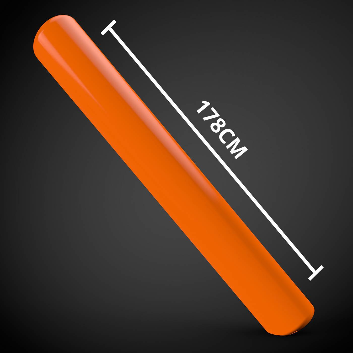 Oranje opblaas noodle - 178cm