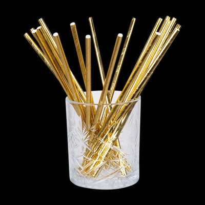 Gouden Rietjes - 20cm (20 Stuks)