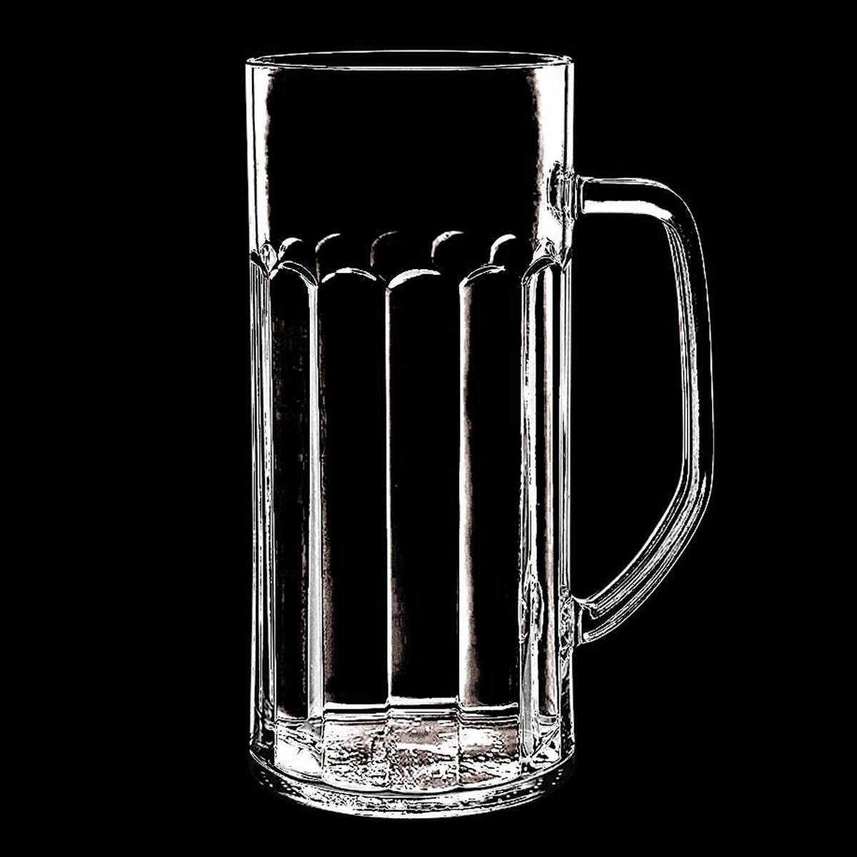 Plastikbierkrug - 56 cl - Transparent