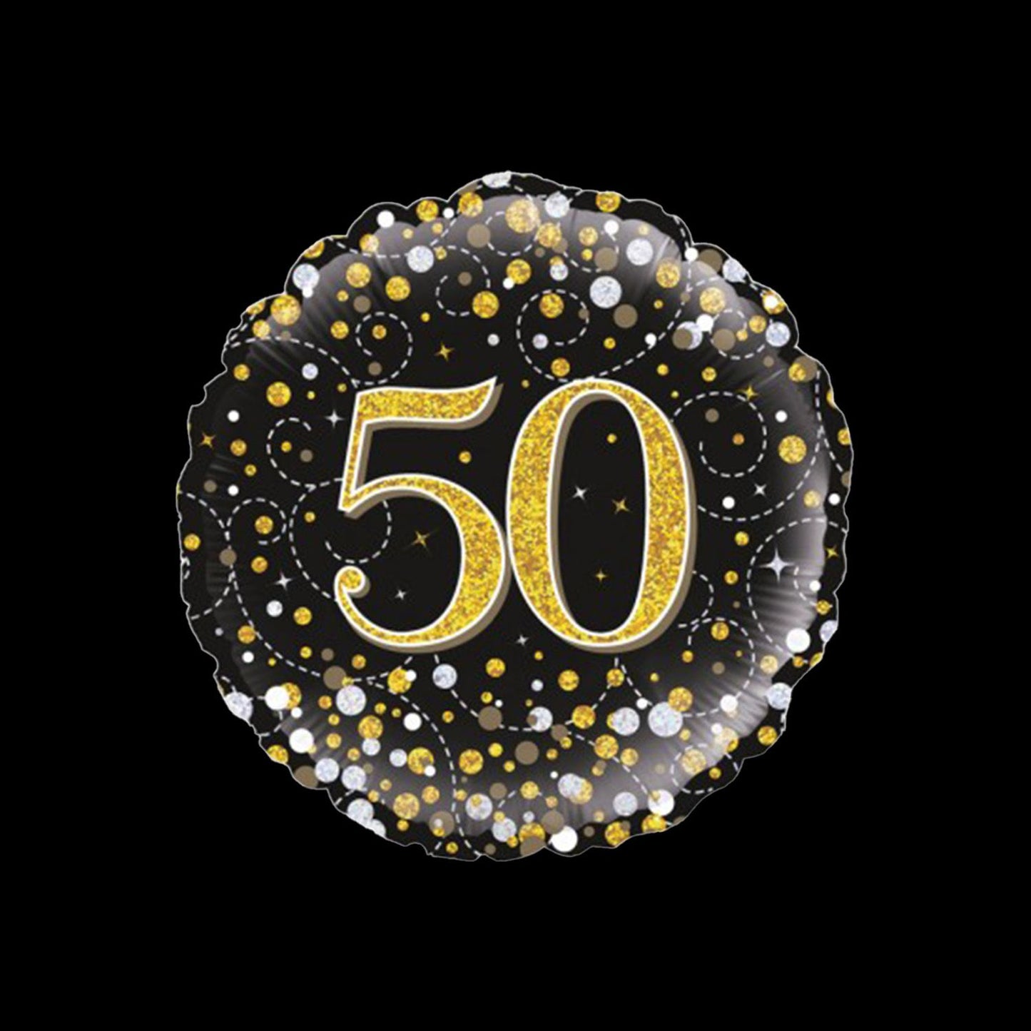 Folieballon holografisch - 50 Jaar