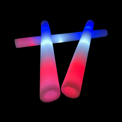 LED Foam Sticks Rood/Wit/Blauw