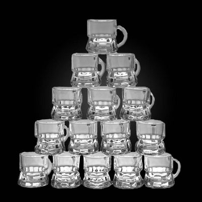 Glazen shotpulletjes - Bierwinst (12 stuks)